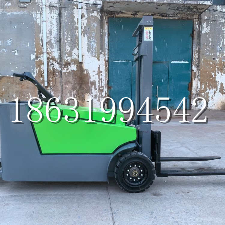 嵩县小型电动叉车1吨2吨步行站驾式电瓶堆高充电装卸车液压升降车铲车